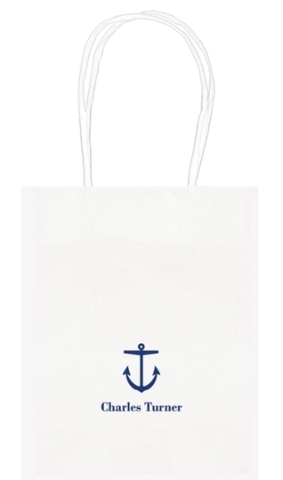 Nautical Anchor Mini Twisted Handled Bags